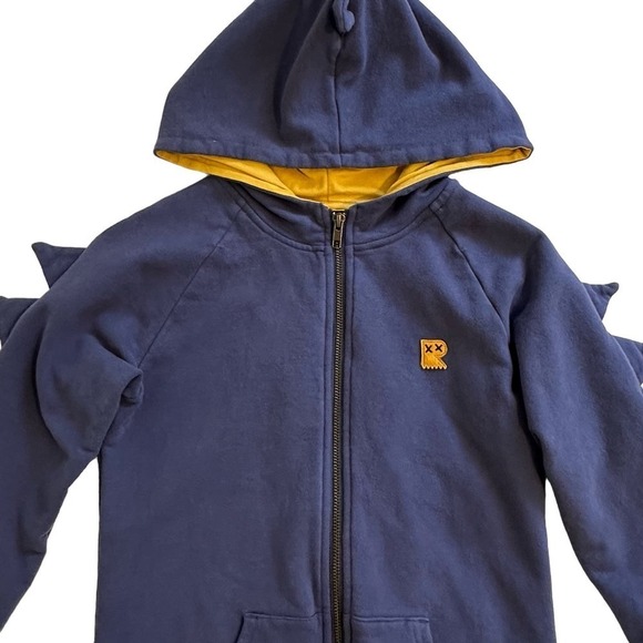 Rock Your Kid Dino Hoodie Size 12 - Picture 2 of 6